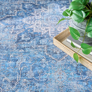The Rug Corner Nourison Home Nourison Home - Nourison Washables Blue Area Rug NWB15  