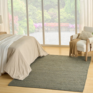 The Rug Corner Nourison Home Natural Jute NJT01 SAGE Area Rugs  