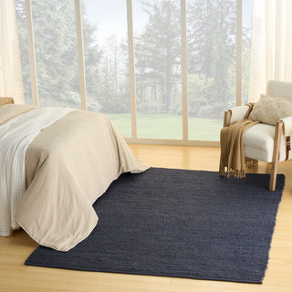 The Rug Corner Nourison Home Nourison Home - Natural Jute Navy Area Rug NJT01  