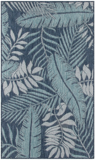 The Rug Corner Nourison Home Garden Oasis GOA02 NAVY Area Rugs  