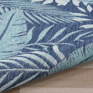 The Rug Corner Nourison Home Garden Oasis GOA02 NAVY Area Rugs  