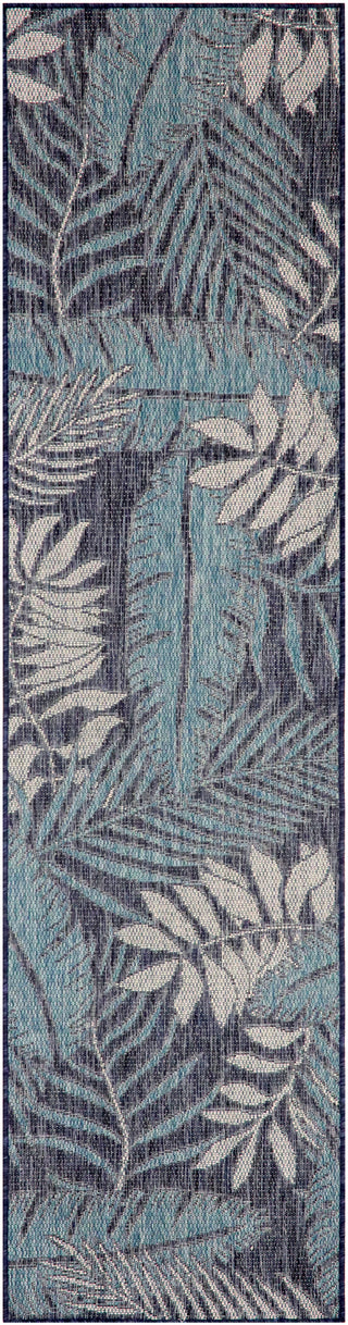 The Rug Corner Nourison Home Garden Oasis GOA02 NAVY Area Rugs  