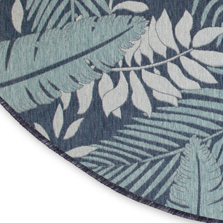 The Rug Corner Nourison Home Garden Oasis GOA02 NAVY Area Rugs  