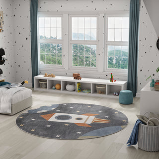 The Rug Corner Nourison Home Astra Machine Washable ASW06 SKYBL Area Rugs  