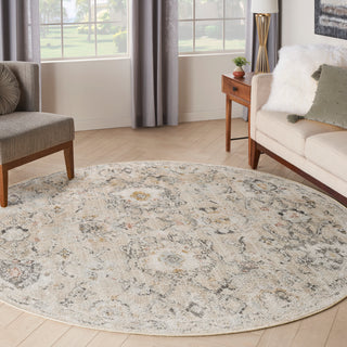 The Rug Corner Nourison Home Oushak Home OUS01 GREY Area Rugs  
