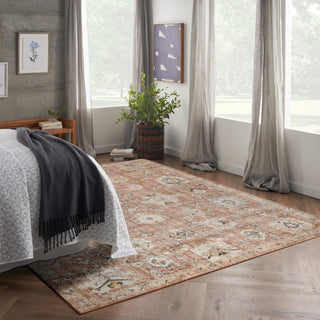 The Rug Corner Nourison Home Oushak Home OUS01 RUST Area Rugs  