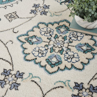The Rug Corner Nourison Home Nourison Essentials NRE05 IVBLU Area Rugs  