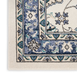 The Rug Corner Nourison Home Nourison Essentials NRE05 IVBLU Area Rugs  