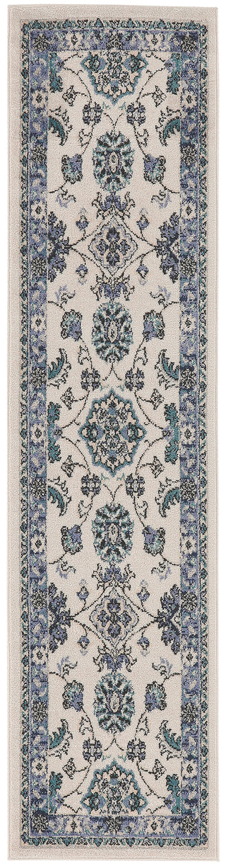 The Rug Corner Nourison Home Nourison Essentials NRE05 IVBLU Area Rugs  