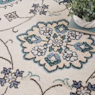 The Rug Corner Nourison Home Nourison Essentials NRE05 IVBLU Area Rugs  