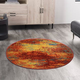 The Rug Corner Nourison Home Nourison Home - Nourison Essentials Flame Area Rug NRE06  