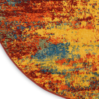 The Rug Corner Nourison Home Nourison Home - Nourison Essentials Flame Area Rug NRE06  