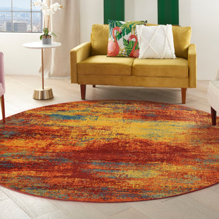 The Rug Corner Nourison Home Nourison Home - Nourison Essentials Flame Area Rug NRE06  