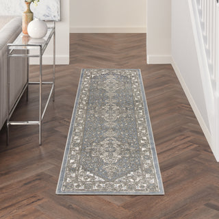 The Rug Corner Nourison Home Quarry QUA05 BLUE Area Rugs  