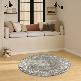 The Rug Corner Nourison Home Quarry QUA05 BLUE Area Rugs  