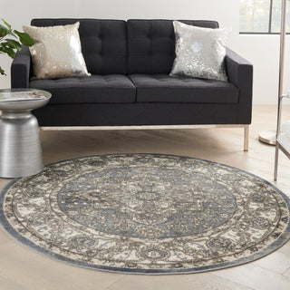 The Rug Corner Nourison Home Quarry QUA05 BLUE Area Rugs  