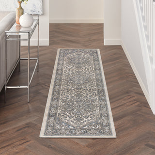 The Rug Corner Nourison Home Nourison Home - Quarry Ivory/Blue Area Rug QUA05  
