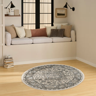 The Rug Corner Nourison Home Nourison Home - Quarry Ivory/Blue Area Rug QUA05  