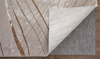 The Rug Corner Feizy Waldor Modern Abstract - Taupe/Brown/Silver  