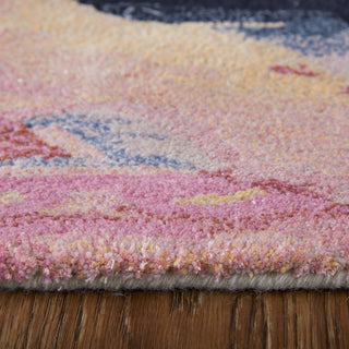 Kawai Modern Abstract - Pink/Blue/Ivory