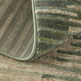 Eden Modern Abstract - Green/Ivory/Brown