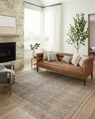 The Rug Corner Angela Rose x Loloi Angela Rose - Aubrey Aqua / Sand Area Rug  