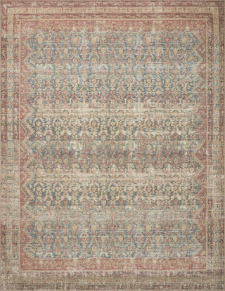 The Rug Corner Angela Rose x Loloi Angela Rose - Aubrey Ocean / Spice Area Rug  