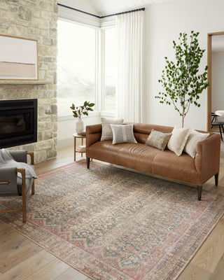 The Rug Corner Angela Rose x Loloi Angela Rose - Aubrey Ocean / Spice Area Rug  