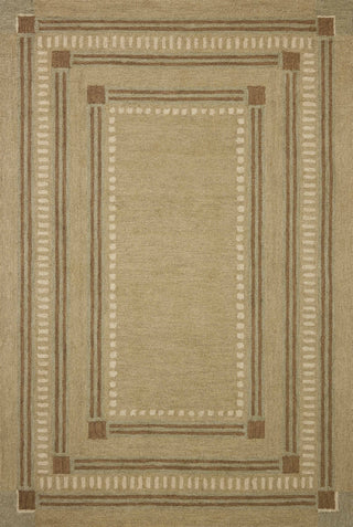 The Rug Corner Chris Loves Julia x Loloi Chris Loves Julia - Alfie Green / Natural Area Rug  