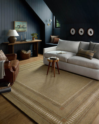The Rug Corner Chris Loves Julia x Loloi Chris Loves Julia - Alfie Green / Natural Area Rug  