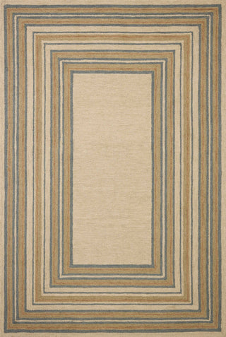 The Rug Corner Chris Loves Julia x Loloi Alfie Natural / Multi  