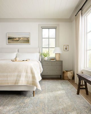 The Rug Corner Angela Rose x Loloi Angela Rose - Blake Sky / Beige Area Rug  