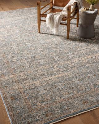 The Rug Corner Angela Rose x Loloi Angela Rose - Blake Ocean / Mocha Area Rug  