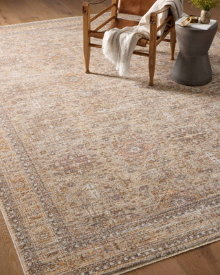 The Rug Corner Angela Rose x Loloi Angela Rose - Blake Oatmeal / Spice Area Rug  