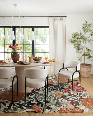 The Rug Corner Loloi Belladonna Ivory / Lagoon  