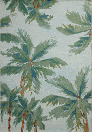 The Rug Corner Loloi II Botanical Sky / Green  