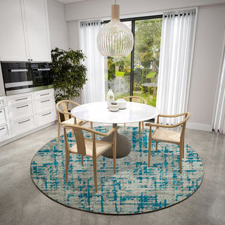 lifestyle The Rug Corner Dalyn Brisbane BR5 Teal  Brisbane BR5 Teal