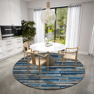 lifestyle The Rug Corner Dalyn Brisbane BR7 Navy  Brisbane BR7 Navy