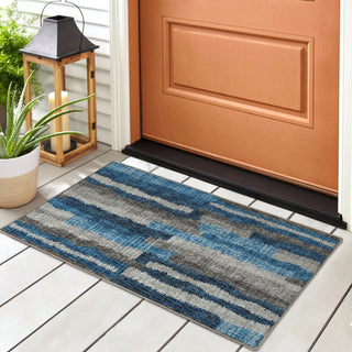 lifestyle The Rug Corner Dalyn Brisbane BR7 Navy  Brisbane BR7 Navy