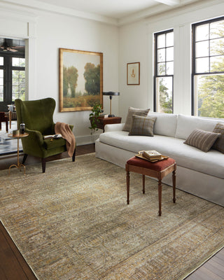 Jean Stoffer - Bradbury Dove / Gold Area Rug
