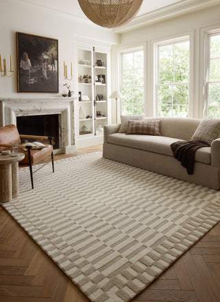 The Rug Corner Chris Loves Julia x Loloi Chris Loves Julia - Bradley Ivory / Beige Area Rug  