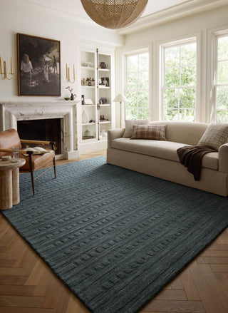 The Rug Corner Chris Loves Julia x Loloi Chris Loves Julia - Bradley Teal / Teal Area Rug  