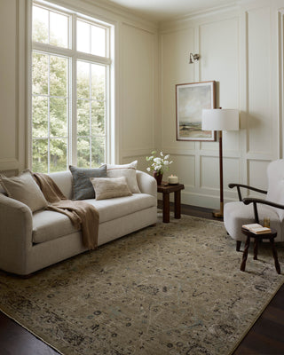 The Rug Corner Loloi Briar Olive / Stone  