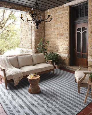 The Rug Corner Magnolia Home by Joanna Gaines x Loloi Charlie Dove / Charcoal  