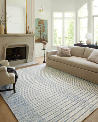 The Rug Corner Chris Loves Julia x Loloi Chris Ivory / Denim  