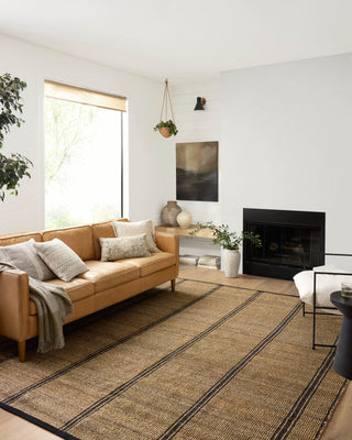 The Rug Corner Angela Rose x Loloi Angela Rose - Colton Natural / Black Area Rug  