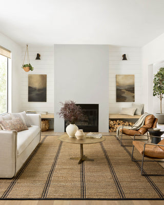 The Rug Corner Angela Rose x Loloi Angela Rose - Colton Natural / Black Area Rug  