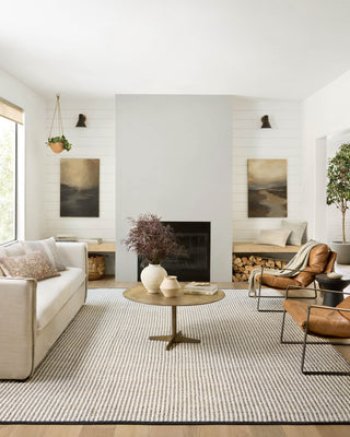 The Rug Corner Angela Rose x Loloi Angela Rose - Colton Ivory / Black Area Rug  
