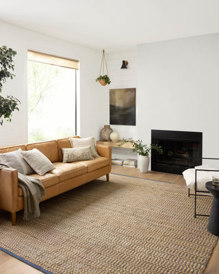 The Rug Corner Angela Rose x Loloi Angela Rose - Colton Natural / Navy Area Rug  
