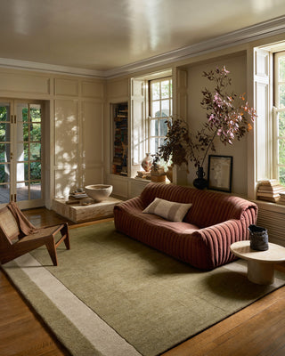 The Rug Corner Leanne Ford x Loloi Leanne Ford - Craven Light Olive / Oatmeal Area Rug  